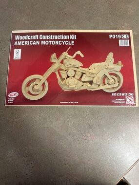 Quay Woodcraft Construction Kit - American Motorcycle